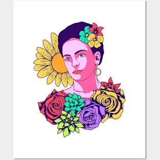 Frida Kahlo Collage Posters and Art